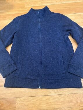 Old Navy full zip up fleece size large .